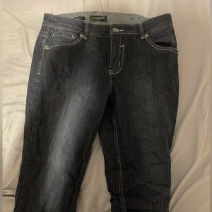 Madison Jeanswear Size 10 Slim Jeans Dark Blue/Black Worn